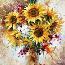 Схема вышивки «sunflowers3»