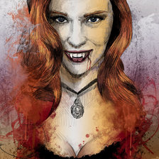 Схема вышивки «Вампир»