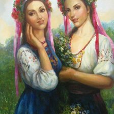 Схема вышивки «Украиночки»