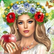 Схема вышивки «Мисс Элегантность»