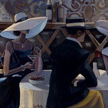 Схема вышивки «кафе»