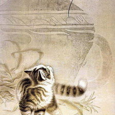 Схема вышивки «Котенок»