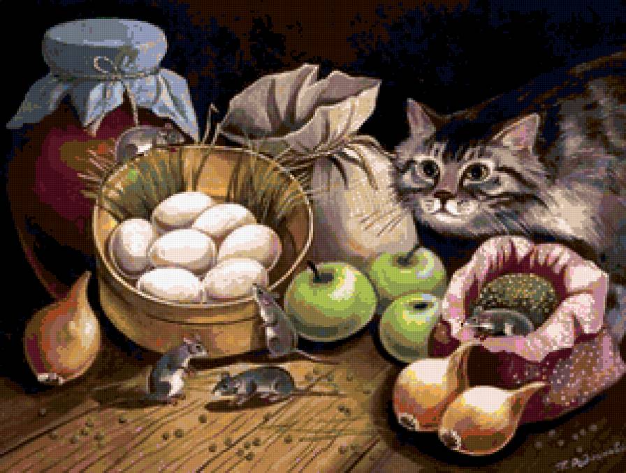 кошатинка на охоте - кошка, животные - предпросмотр