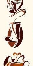 Схема вышивки «Триптих кофе ч.2»
