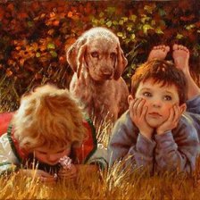 Схема вышивки «Счастливое детство»