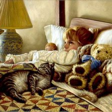 Схема вышивки «Счастливое детство»