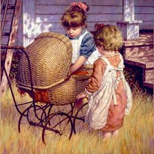 Схема вышивки «Счастливое детство»