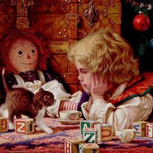 Схема вышивки «Счастливое детство»