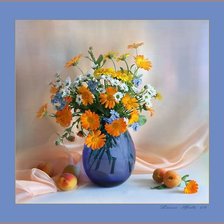 Схема вышивки «цветы»