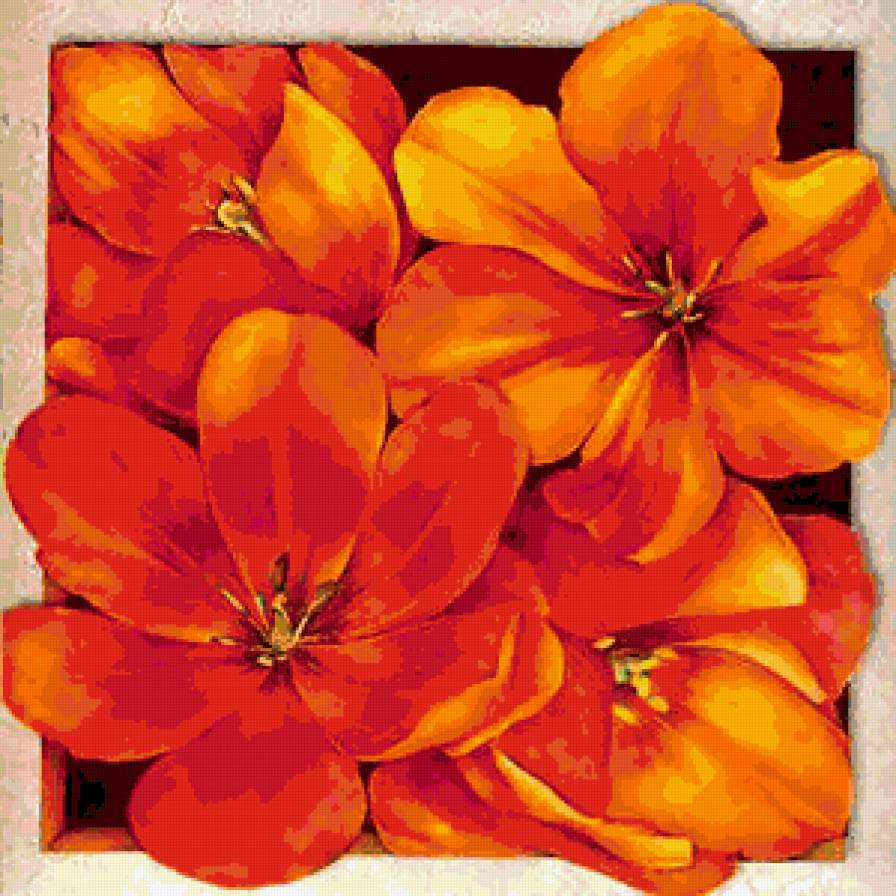 Подушка "Букет" - цветы, букет - предпросмотр