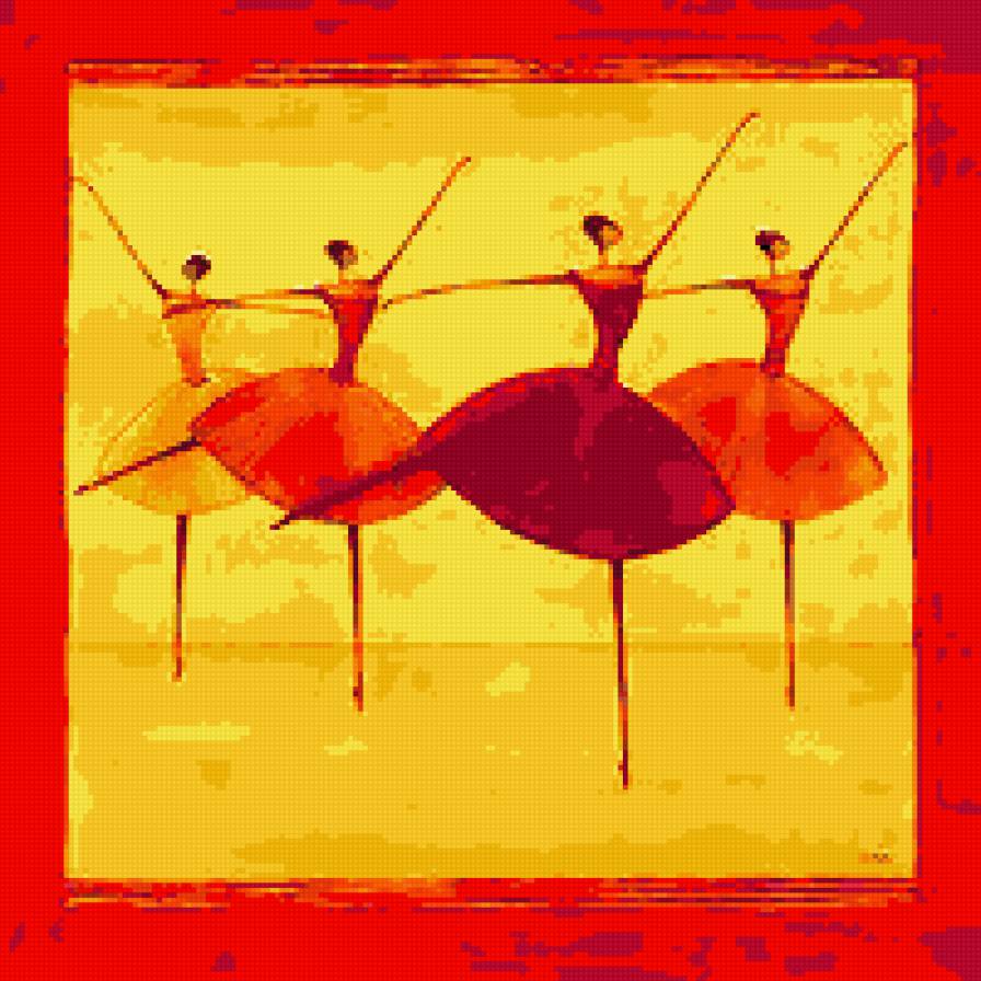 детский рисунок - балет - предпросмотр