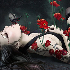 Схема вышивки «МИСС ОЧАРОВАНИЕ»