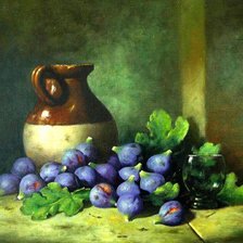 Схема вышивки «Натюрморт с инжиром»