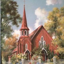 Схема вышивки «Серия "Пейзажи"»