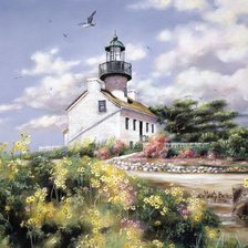 Схема вышивки «Серия "Пейзажи"»