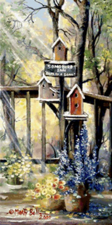 Серия "Пейзажи" - цветы, лето, пейзаж - предпросмотр