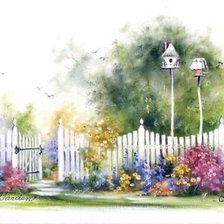 Схема вышивки «Серия "Пейзажи"»