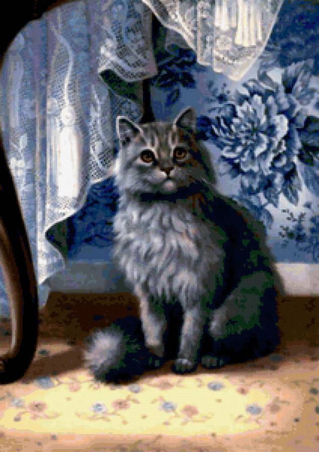 Кошка у окошка... - животные - предпросмотр