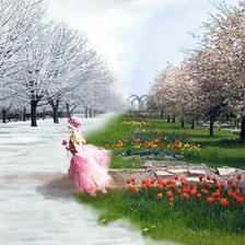 Схема вышивки «Весна»