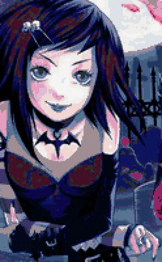 Девушка гот - гот, девушка - предпросмотр