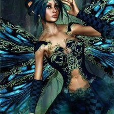 Схема вышивки «фея»