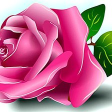 Схема вышивки «Роза»