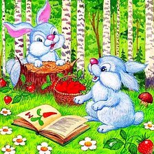 Схема вышивки «Лесной урок»