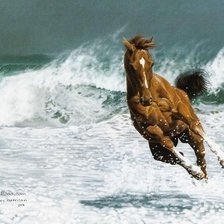 Схема вышивки «лошадь»