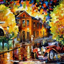 Схема вышивки «городской пейзаж3»