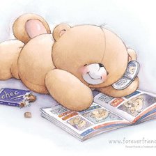 Схема вышивки «мишки»