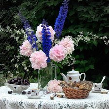 Схема вышивки «цветы»