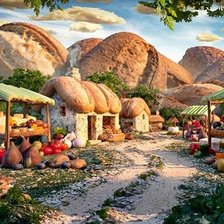 Схема вышивки «Вкусный пейзаж №1»