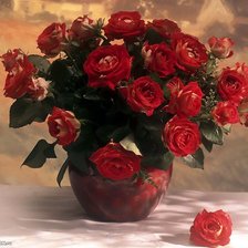 Схема вышивки «Серия ЦВЕТЫ. Букет роз»