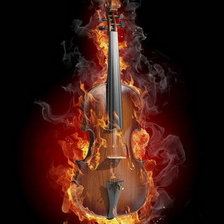 Схема вышивки «музыка огня»