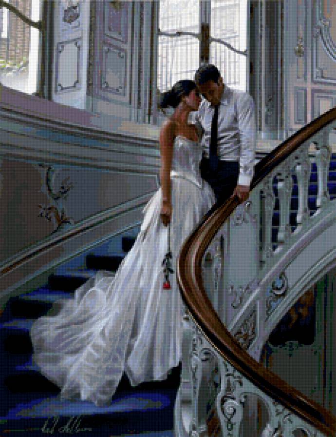 ВПЕРЕДИ ДОЛГАЯ СЧАСТЛИВАЯ ЖИЗНЬ... - соблазн, пара, мечты, женщина, любовь, дворец, мужчина, обещание - предпросмотр