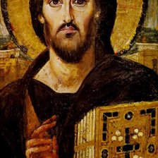 Схема вышивки «Икона Спасителя»