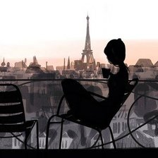 Схема вышивки «утро в париже»