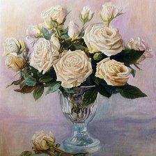 Схема вышивки «букет роз»