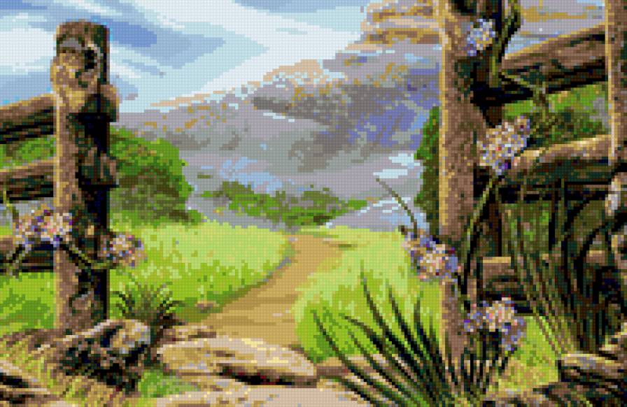 пейзаж - картина природа пейзаж - предпросмотр