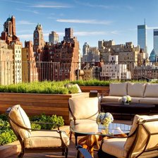 Схема вышивки «крыши Нью-Йорка»