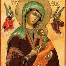 Схема вышивки «Икона Божьей матери Страстная»