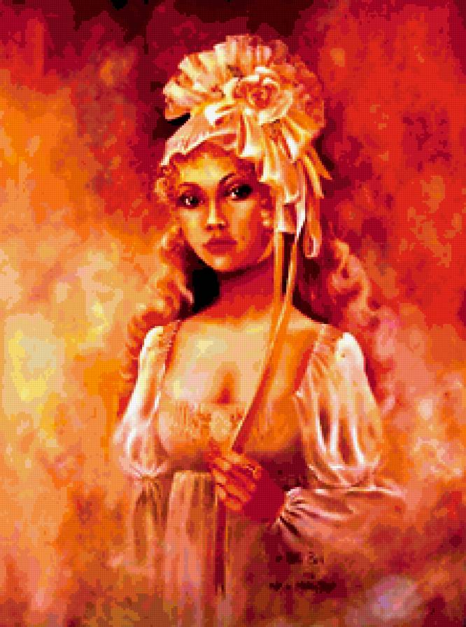 Леди в розовом - девушка - предпросмотр