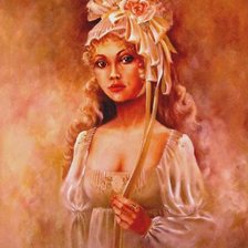 Схема вышивки «Леди в розовом»