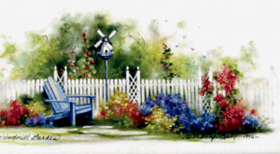 Серия "Пейзажи" - дорога, цветы, пейзаж, лето - предпросмотр