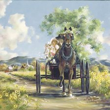 Схема вышивки «Серия "Пейзажи"»