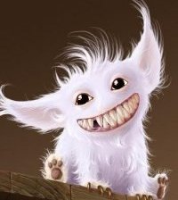 Схема вышивки «гремлин»