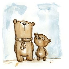 Схема вышивки «мишки»