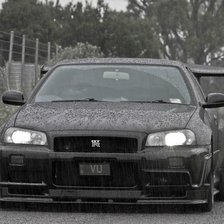 Схема вышивки «Nissan Skyline GTR»