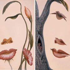 Схема вышивки «ПОЛИПТИХ "ЖЕНСКОЕ ЛИЦО"»