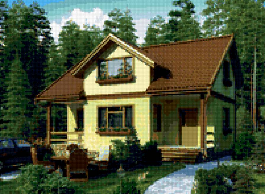 дом моей мечты - дом, лето, коттедж - предпросмотр